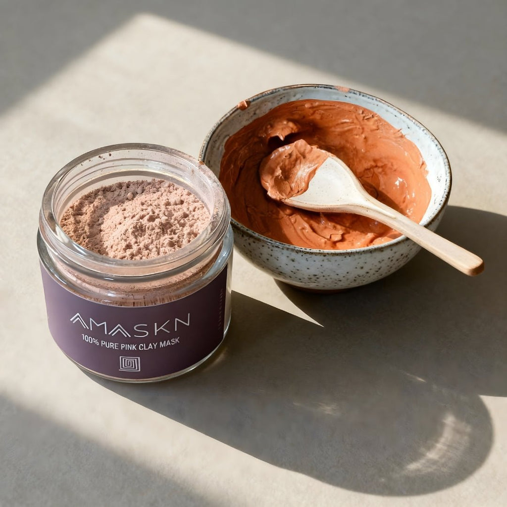 100% Pure Brazilian Pink Clay Mask Powder