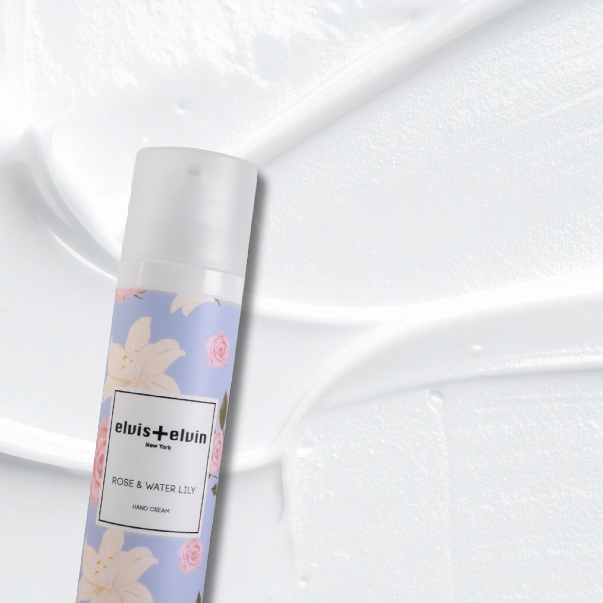 Rose & Water Lily Fragrance Hand Cream by elvis+elvin