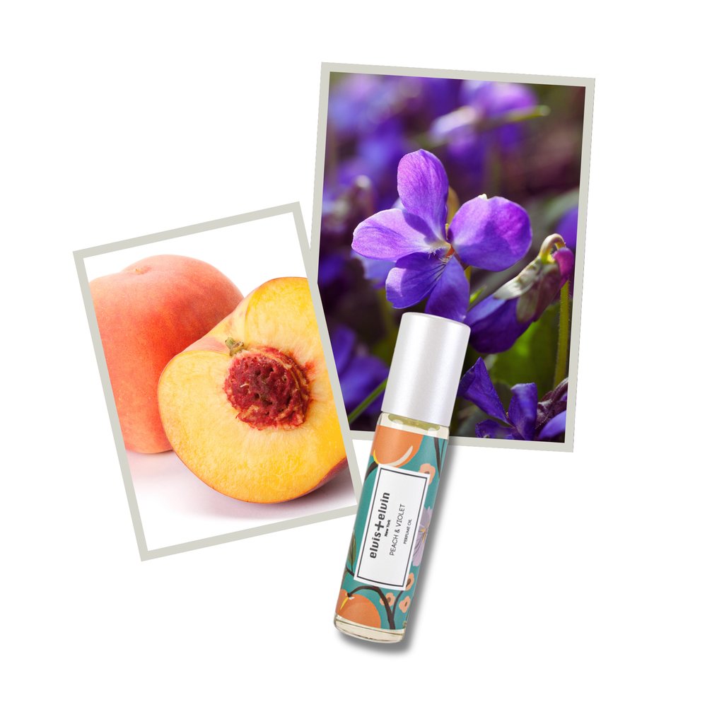 Peach & Violet Perfume Oil by elvis+elvin