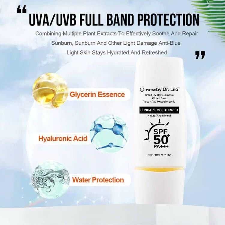 SPF 50 Mineral Moisturizer – Hydrating, Vegan & Sensitive-Skin Friendly