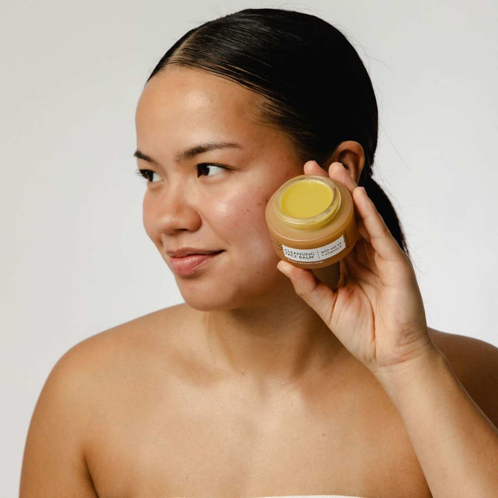 Cleansing Face Balm with Oat Oil + Vitamin E