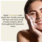 Gentle Foaming Facial Cleanser – Aloe, Apple & Ashwagandha for All Skin Types