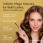 Mega Volume Vegan Mascara Black and Blue – Smudge-Proof with Handmade Diamond Case