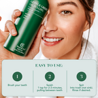 Terra & Co.® Oil Pulling Bundle – Gentle Green + Brilliant Black | Ayurvedic Detox, Enamel Protection & Whitening