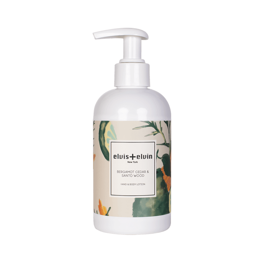 elvis+elvin Bergamot Cedar & Santo Wood Hand & Body Lotion