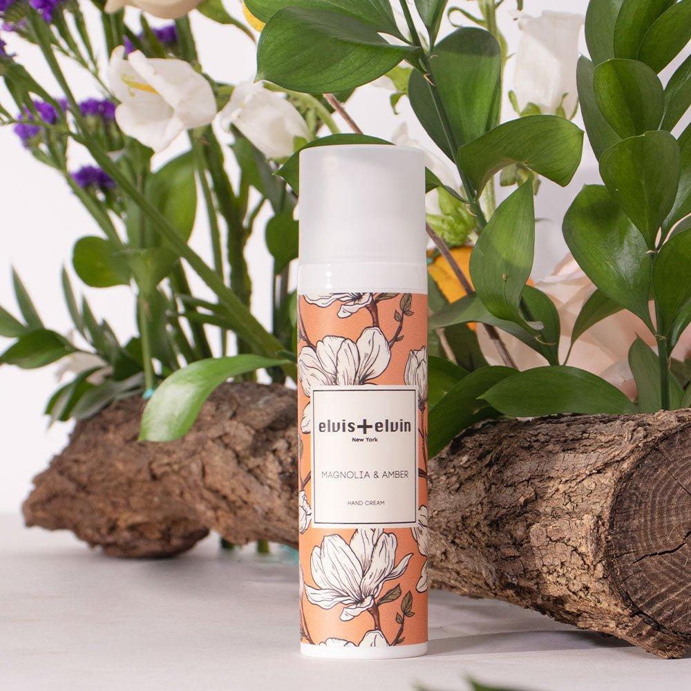 Magnolia & Amber Fragrance Hand Cream by elvis+elvin
