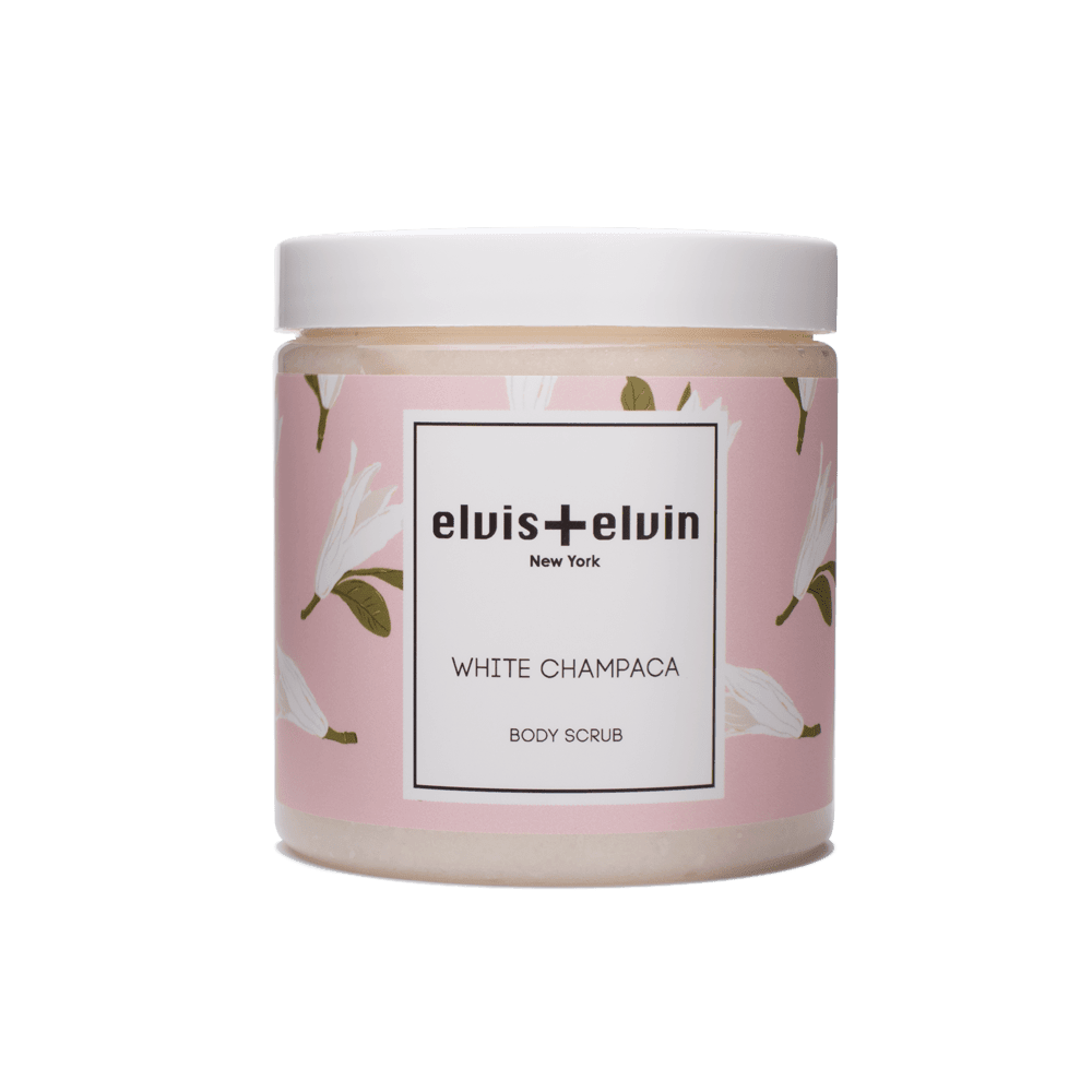 elvis+elvin White Champaca Body Scrub with Dead Sea Salt 300ml