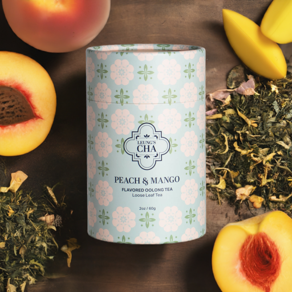 Leung's Cha Peach & Mango Oolong Tea